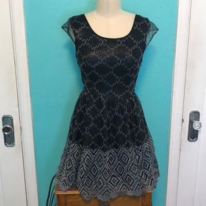 Urban Outfitters metallic cocktail dress